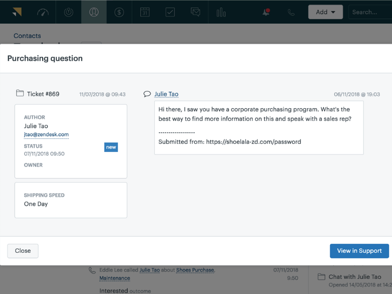 using support conversations as sales lead generators